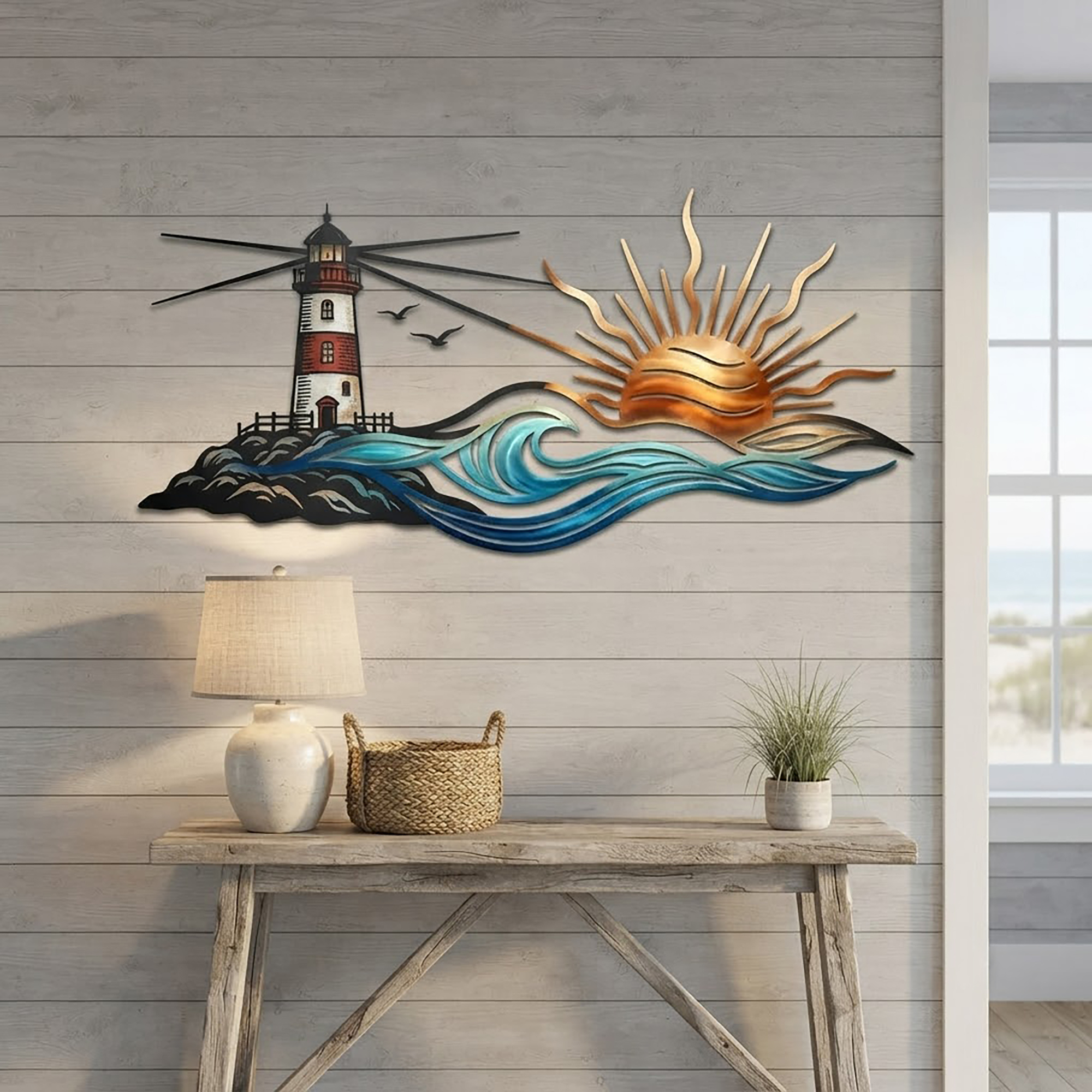 Lighthouse Metal Wall Art