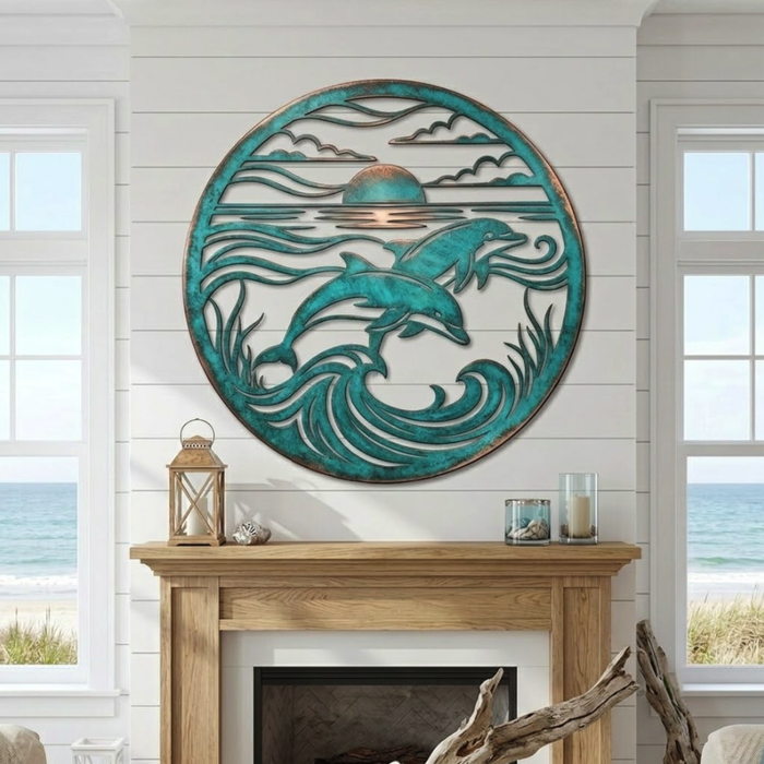Sea Turtle Metal Wall Art