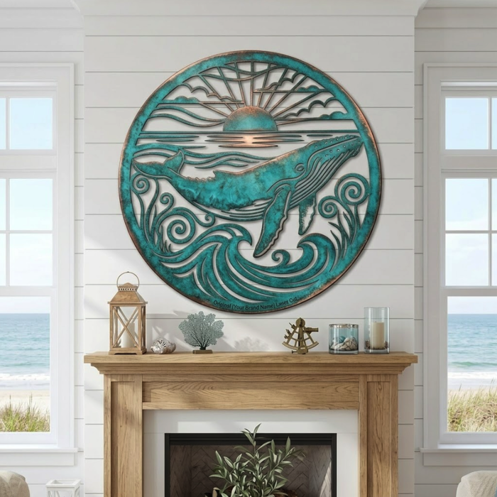 Dolphin Metal Wall Art