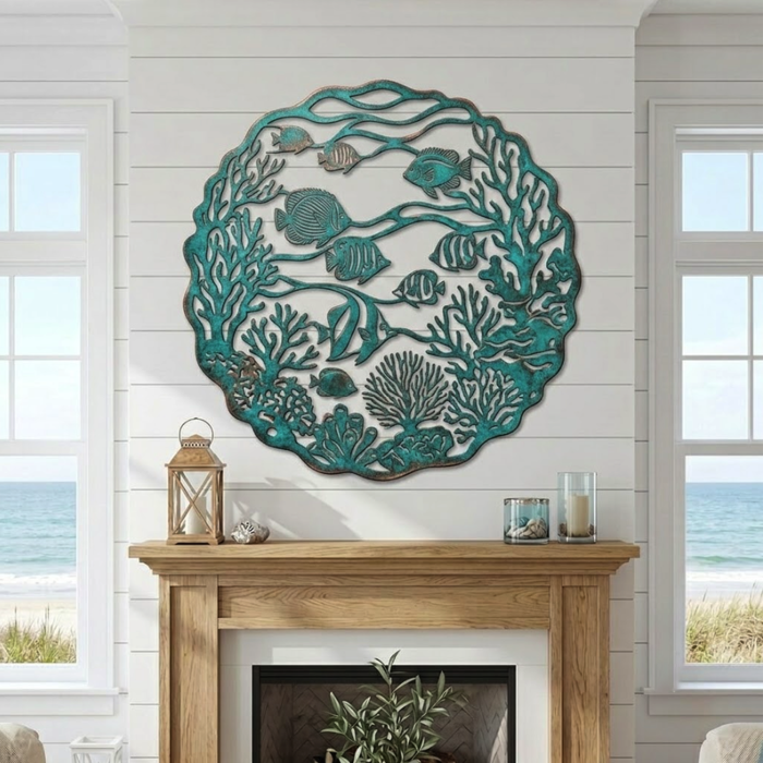 Humpback Whale Metal Wall Art