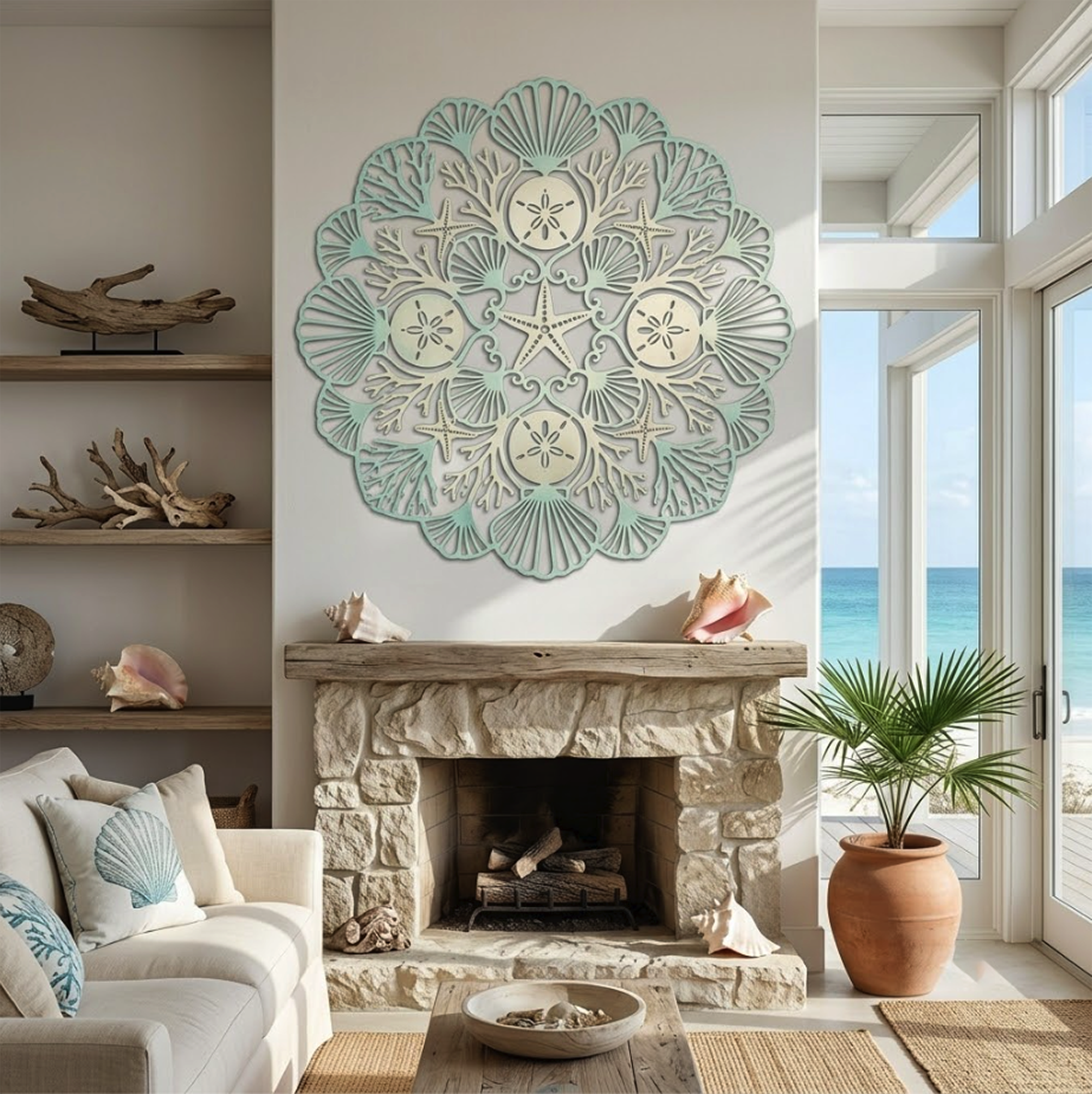 Sea Turtle Metal Wall Art