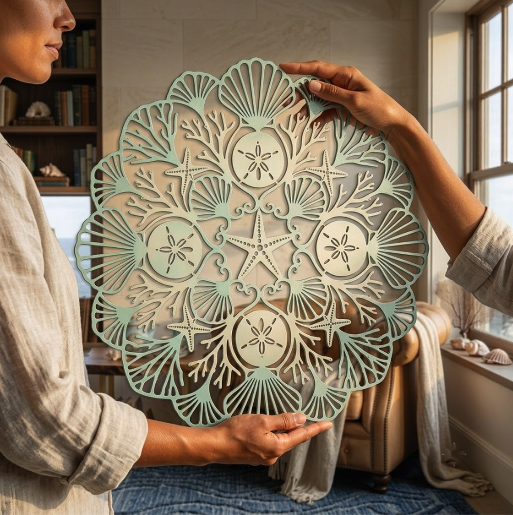 Sea Turtle Metal Wall Art - product view 4