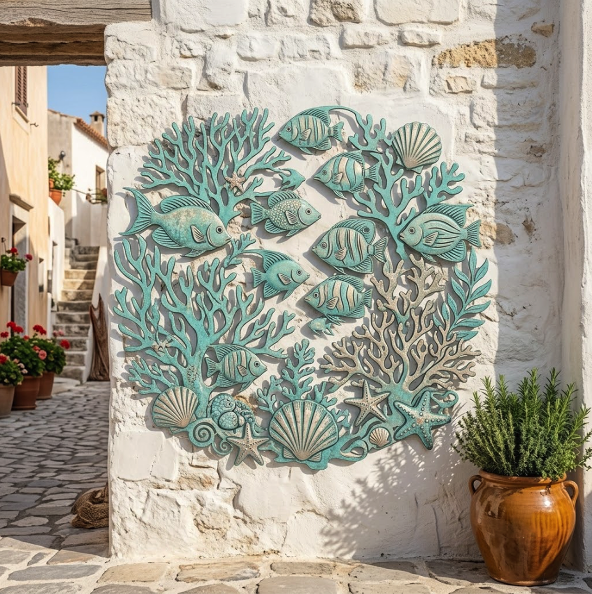 Mermaid Metal Wall Art