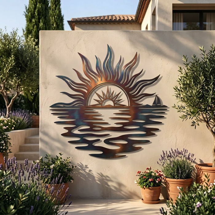 Coastal Fish Metal Wall Art