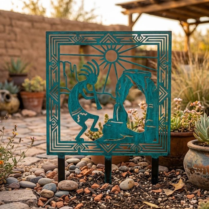 Southwestern Kokopelli Garden Stake
