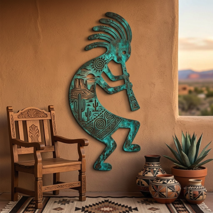 Kokopelli Metal Wall Art