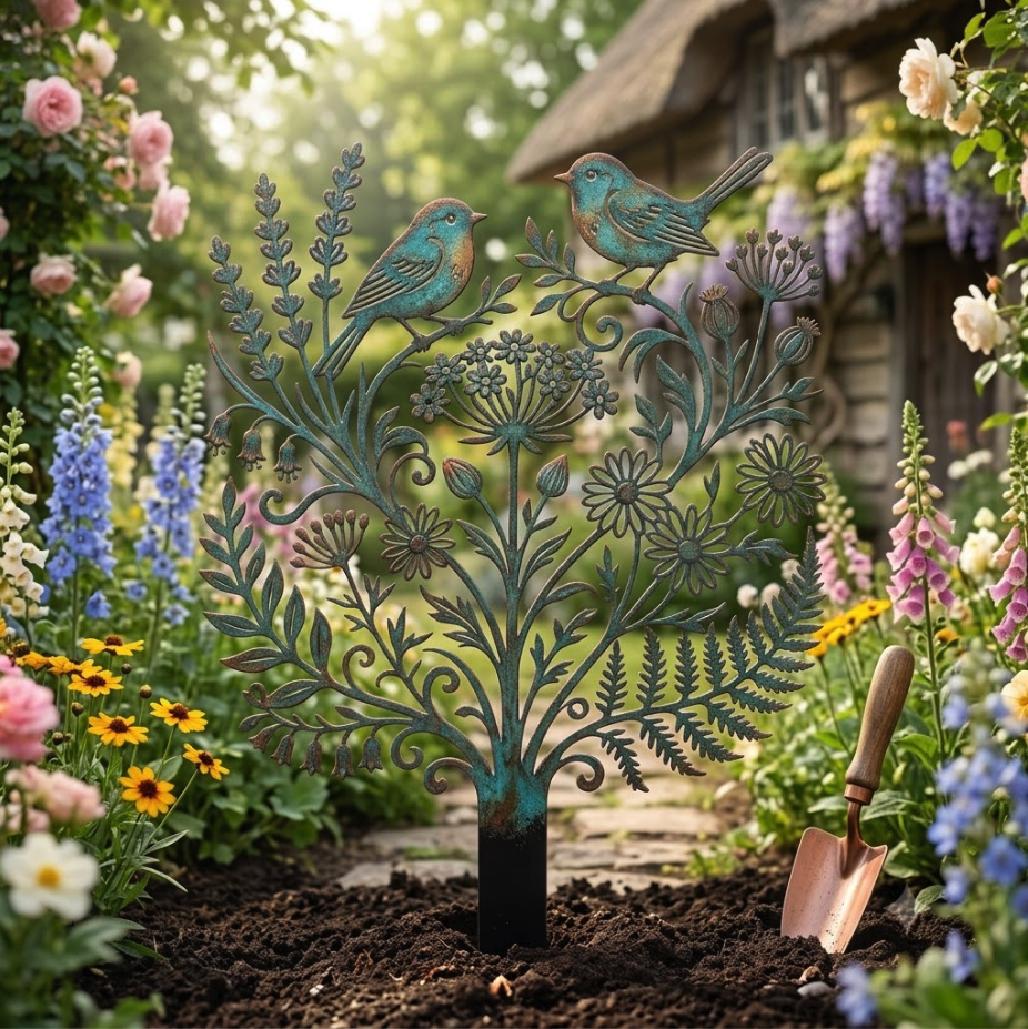 Bluebird Garden Stake - product view 2