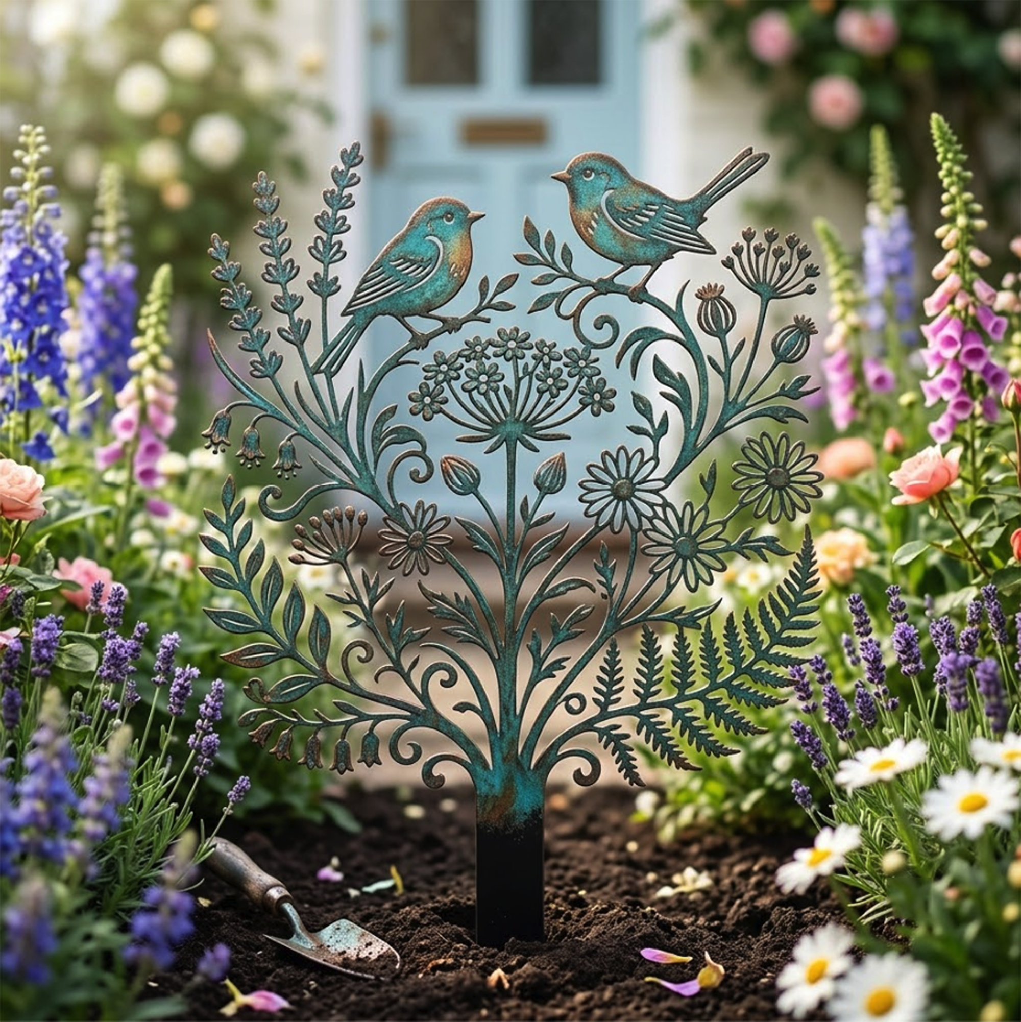 Bluebird Garden Stake - product view 3