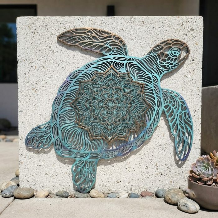 Sea Turtle Metal Wall Art