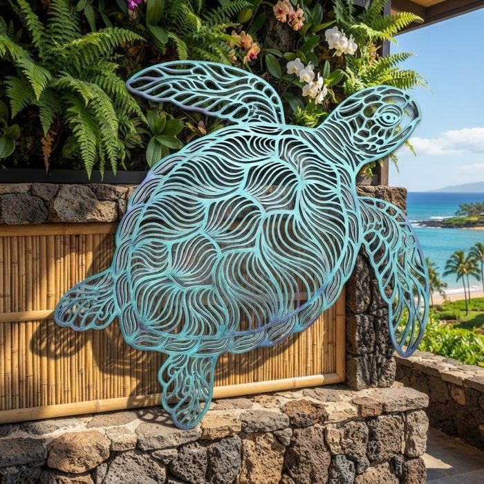 Sea Turtle Metal Wall Art