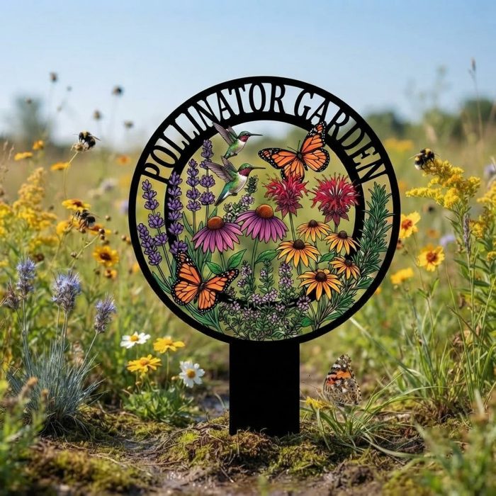 Pollinator Garden Stake