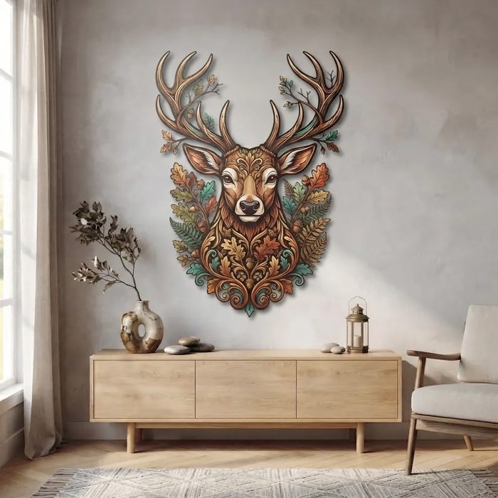 Deer Metal Wall Art