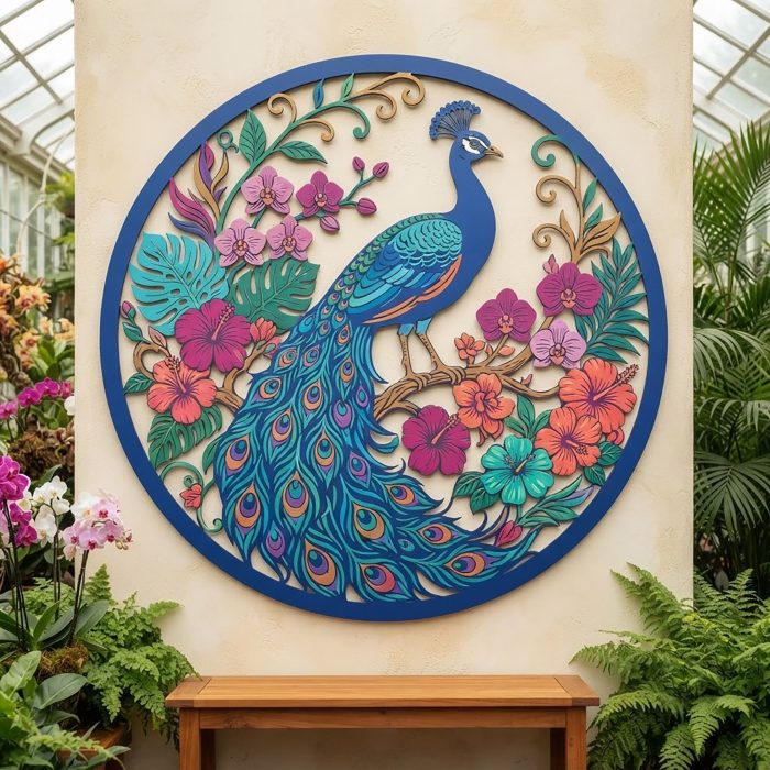Peacock Metal Wall Art