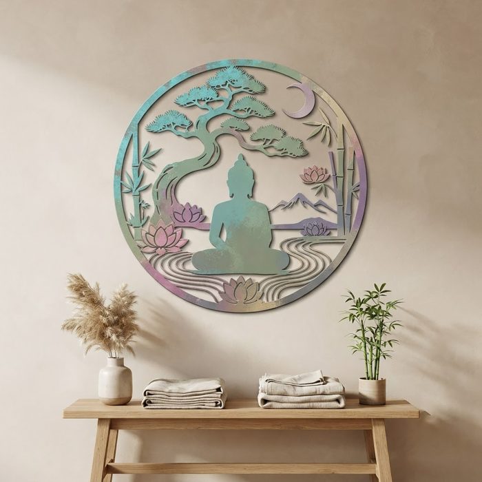 Buddha Zen Metal Wall Art