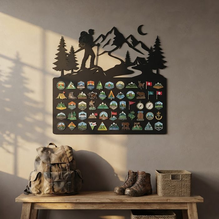 National Park Pin Display Board