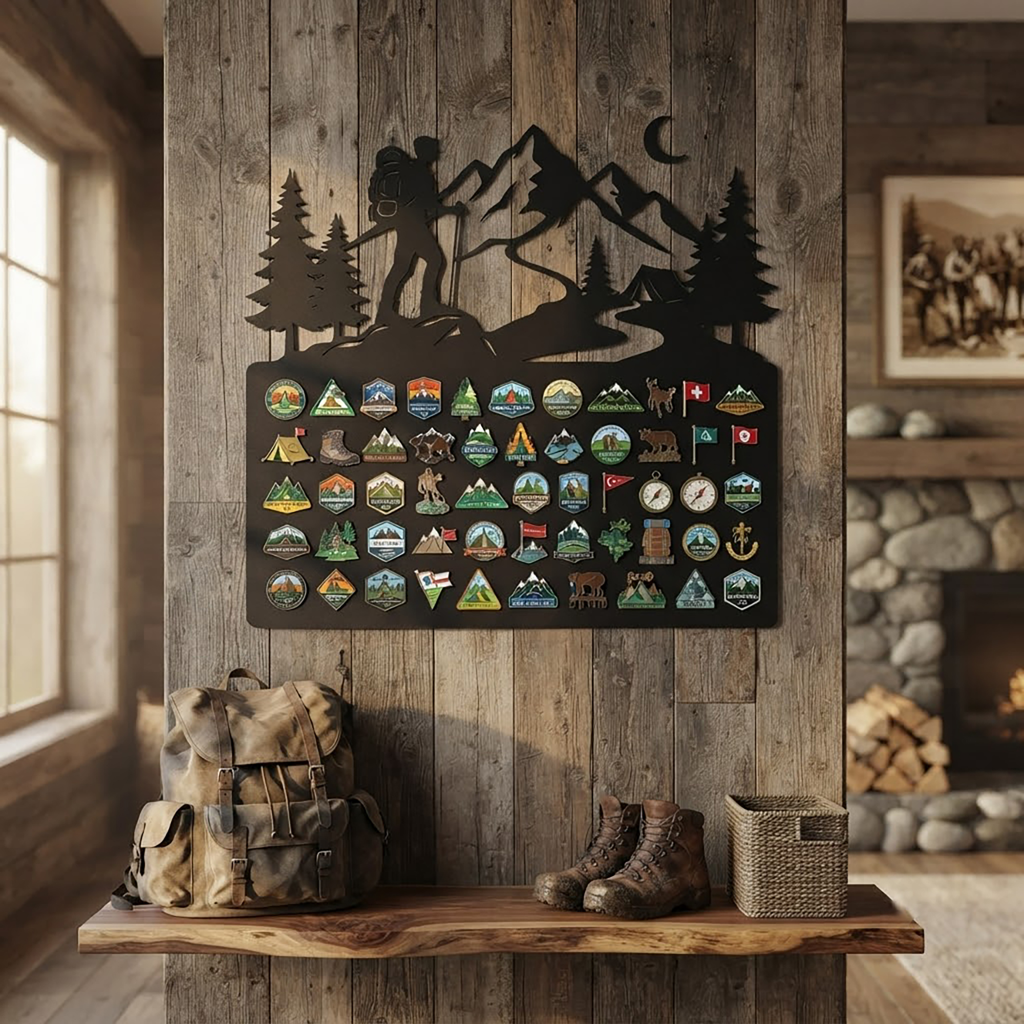 National Park Pin Display Board - product view 2