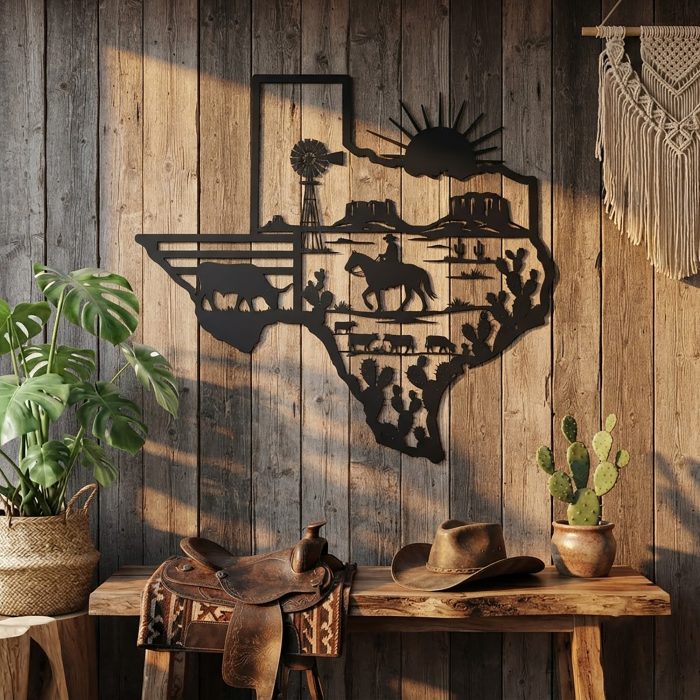 Texas Metal Wall Art